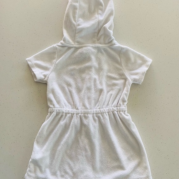 Carter’s Baby Girls White Terry Swim Coverup Size 24 Months - Picture 9 of 9